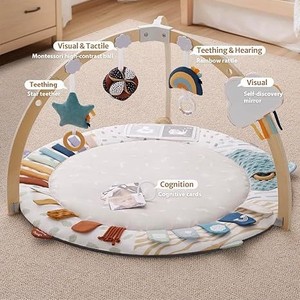 <span class=keywords><strong>Montessori</strong></span> éducation précoce jouet sensoriel transfrontalier bébé rack <span class=keywords><strong>tapis</strong></span> <span class=keywords><strong>de</strong></span> jeu tissu doux Fitness oreiller <span class=keywords><strong>tapis</strong></span> d'escalade jouet éducatif - Product Image 2