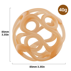 ลูกบอลกัดฟันสำหรับเด็ก ทำจากซิลิโคนเกรดอาหาร ของเล่นกัดแบบถือได้ สำหรับเด็กอายุ 6 เดือนขึ้นไป ใช้ได้ทั้งเด็กชายและเด็กหญิง - Product Image 4