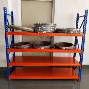 תכונות ייחודיות ללא ספק הרכבה פלדה מחסן מיסוך מערכת חובה בינונית אחסון ריצת מדפים - Product Image 1