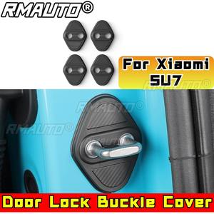 Cache-boucle de verrouillage de porte de voiture, protection anti-rouille, kit de carrosserie pour accessoires de voiture Xiaomi SU7 - Product Image 4