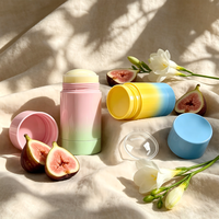 Contenant vide personnalisé pour déodorant à torsion, tube en plastique rechargeable pour anti-transpirant, emballage pour baume de parfum solide