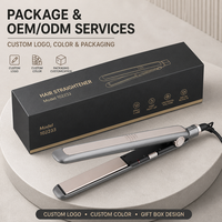 Catokan Rambut Dual Voltage 100-240V Lapisan Keramik Portabel dengan Saklar Pengunci untuk Salon Grosir Pabrik B2B