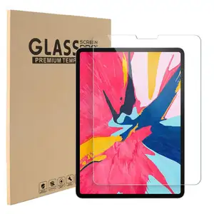 Pelindung layar Tempered Glass 2 pak 9H, untuk iPad kualitas tinggi