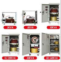 Stabilisateur de Tension Automatique Servo SVC Monophasé 5KVA 3KVA 20KVA 40KVA 60KVA 220V, Régulateur de Tension Domestique en Cuivre AC