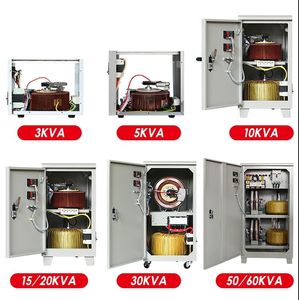 Duy nhất giai đoạn 5KVA 3KVA 20kva 40kva 60kva SVC servo tự động điện áp ổn định 220V nhà điều chỉnh điện áp vật liệu đồng AC - Product Image 3