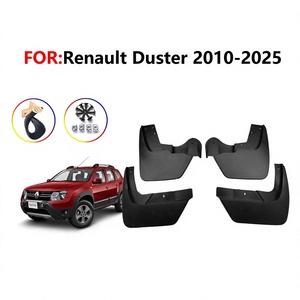Pour Renault Duster 17-24, Dacia 10-16, garde-boue en plastique noir avant et arrière - Product Image 5