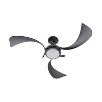Nouveau design d'usine Ventilateur de plafond intérieur AC DC avec kit d'éclairage LED et télécommande Grande taille 3 pales pour chambre et usage domestique
