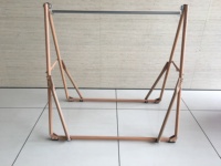 Hamac de camping portable à franges, prix d'usine, support de hamac autoportant, chaise hamac