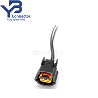 6098-0137 Su Geçirmez Elektrikli 2 Pinli Dişi Hoparlör Konnektörü Modern Cihazlar İçin Pigtail