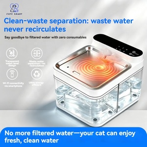 Fontanella per Gatti Senza Fili con Batteria da 4000mAh, Design Senza Filtro, Serbatoio Rimovibile in MABS, 1.5W - Product Image 2
