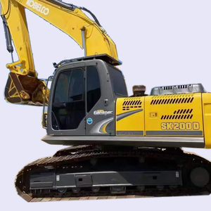used <b>excavator</b> <b>machine</b> used <b>excavators</b> KOBELCO SK200 20 ton crawler <b>excavator</b> construction equipment - Product Image 1