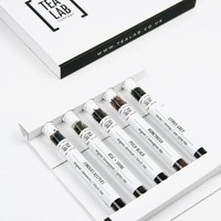 Usine personnalisée boîte d'échantillons de parfum de luxe boîtes d'emballage d'huile essentielle boîte de parfum avec vernis UV gaufrage conception personnalisée