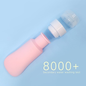 Botella <span class=keywords><strong>de</strong></span> <span class=keywords><strong>viaje</strong></span> <span class=keywords><strong>de</strong></span> <span class=keywords><strong>silicona</strong></span> <span class=keywords><strong>de</strong></span> 80ml para artículos <span class=keywords><strong>de</strong></span> tocador, accesorios <span class=keywords><strong>de</strong></span> <span class=keywords><strong>viaje</strong></span> sin BPA, contenedores exprimibles recargables para champú líquido - Product Image 4