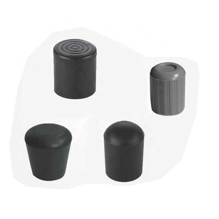 Rechthoekige Ovale Vierkante Ronde Zwart Plastic Rubber Siliconen Stoel Been Cover Tafel Voeten Tips Caps Meubels Vloer Been Protector