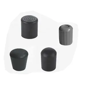 Rectangular Oval Square Round Black Plastic Rubber Silicone Chair Leg Cover Table Feet Tips Caps Furniture Floor Leg Protector