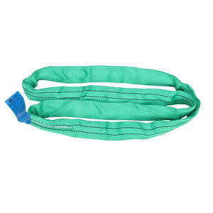 Sling de levage rond en polyester haute ténacité, sans fin, de 1 à 50 tonnes, avec facteur de sécurité 7:1, sangle de levage pour palan - Product Image 3