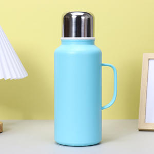 Botella de Acero Inoxidable Aislada de 1 Litro con Asa de Transporte y Tapa Hermética, Colores Surtidos, para Hogar y Oficina - Product Image 3