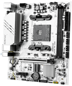 Scheda Madre Desktop JY <span class=keywords><strong>B450M</strong></span> PRO ARGB AM4 Economica per Gaming, Supporta Serie AMD Ryzen 1000-5000, 32GB Dual DDR4 XMP RAM, M.2 DP M-ATX - Product Image 4