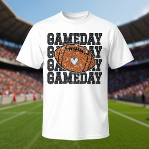 Game Day Football Bling <b>T</b>-<b>Shirt</b> For Football Lover Trendy Design - Product Image 3