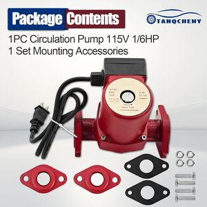 Pompe de circulation Up43-75Bf 115V 1/6Hp 3 vitesses, recirculateur d'eau chaude en fonte rouge - Product Image 3