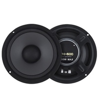 Haut-parleur de voiture coaxial professionnel 600W 6 pouces avec klaxon à 2 voies Design fer matériel voiture Audio haut de gamme moto klaxon électrique