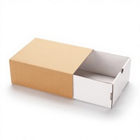 Emballage en carton rigide coulissant de luxe pour bijoux, bougies, cosmétiques avec laminage brillant et mat, logo personnalisé