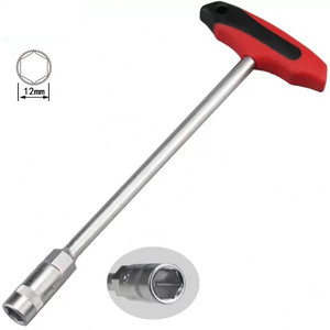 Sıcak satış <span class=keywords><strong>T</strong></span> tipi metrik anahtar el aracı çelik Hex lokma anahtar kauçuk saplı - Product Image 2