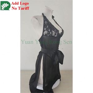 Pigiama da donna trasparente pigiama Set pizzo notte fuoco esotico sposa <span class=keywords><strong>Sexy</strong></span> trasparente - Product Image 3