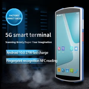 Android 10 5.99 Inch Rfid 2d Pos Terminal Mobiele Kassa Touchscreen Waterdichte Scanner Industriële Handheld Robuuste Pda