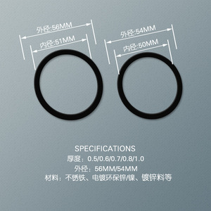 Feuille magnétique ultra-fine pour iPhone Apple 56x54x0.5mm, autocollant métallique pour charge sans fil - Product Image 3