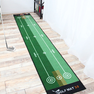 Tapis de golf portable de 26 yards pour l'entraînement, aide à la pratique sur gazon, tapis extérieur en polyester avec marquages imprimés - Product Image 3