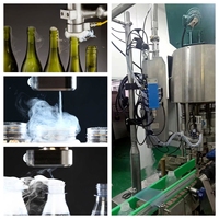 Bouteille en verre automatique commerciale boisson injecteur d'azote système de dosage d'azote Machine de remplissage d'azote liquide