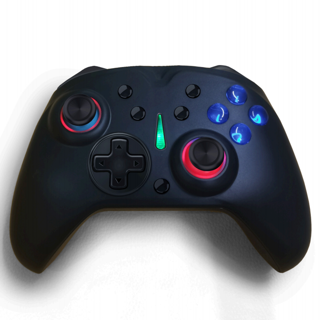 Honcam Manette Mando BT Wireless RGB Lighting Joystick Game Controller Gamepad Gaming Joypad for Nintendo