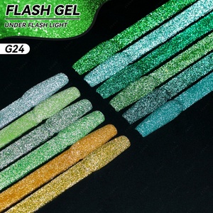 JTING Free Color Cards Design 132color Reflective Disco Gel Nail Polish Collection Unique 12pcs <b>Silver</b> Set Box OEM Nail Supplies - Product Image 1