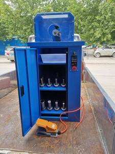 Ce 1/4-2inch 4sp lớp bánh có động cơ thủy lực Hose skiving & uốn tóc bồng máy với điều khiển thông minh chất lượng cao 10 chết - Product Image 5