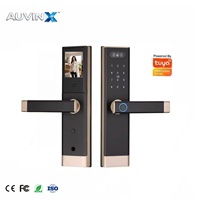 Cerradura Inteligente Auvinx OEM ODM para Puerta, con Huella Dactilar, Contraseña, Reconocimiento Facial, Digital, para Interiores, Compatible con Tuya, para Marcas de Marca Privada