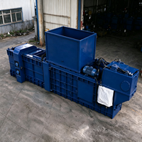 Presse à balles hydraulique horizontale pour déchets de carton ondulé OCC, machine de recyclage entièrement automatique pour usine de recyclage
