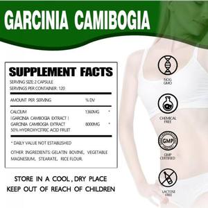 Compléments alimentaires en capsules de Garcinia Cambogia à étiquette privée OEM, brûleur de graisse, produits minceur, pilules HCA, capsules d'extrait de Garcinia Cambogia - Product Image 2