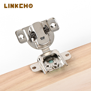 LINKCHOアメリカンスタイル3D調節可能パッセージドアヒンジソフトクロージングインワード内側オープニング折りたたみドアスプリング - Product Image 1