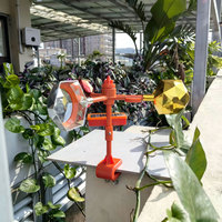 Dispositif répulsif pour oiseaux réfléchissant pour l'extérieur, dissuasif solaire pour effrayer les pigeons, les écureuils et autres oiseaux sauvages