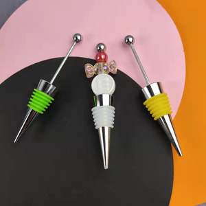 Silicone Wine Stoppers With Ball Top Sealing Bottle Stopper For Wine Champagne Party Decorations - Product Image 3
