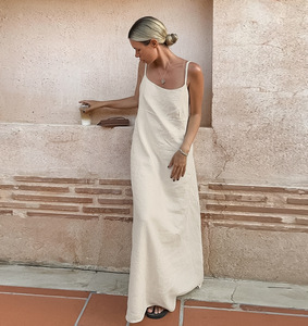 sachin and babi light blue dress Linen Summer Holiday Dresses main image 0