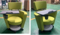 Silla de Estudio para Escuela de Capacitación VIP con Soporte para Tablet