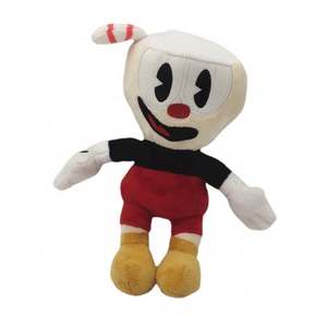 Peluche de 25 cm del Personaje Mugman del Videojuego <span class=keywords><strong>Cuphead</strong></span>, Muñecos de Peluche para Niños - Product Image 5