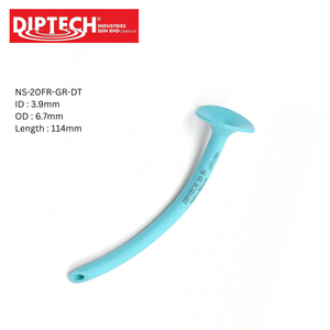Manguera de Vía Aérea Flexible de Neopreno Suave 20FR, Tipo Robertazzi, para Niños, con Extremo de Trompeta Desechable y Liso, Accesorio Médico OEM - Product Image 1