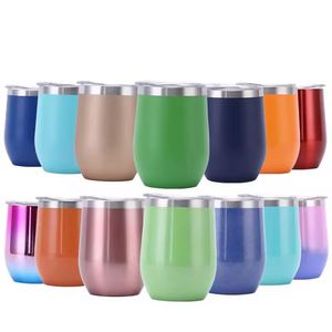 Gobelets à vin isothermes en acier inoxydable en gros - Tasse de voyage à double paroi avec couvercle pour le camping, la plage et les activités de plein air - Product Image 5