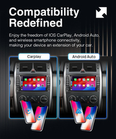 Reproductor Multimedia para Auto Android, Radio Carplay, Android Auto, Estéreo, Video, GPS para Mercedes Benz B200 W169 W245 W906, 1 Año de Garantía