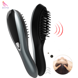 Brush Liquid Hair Brush And Comb NEW HOT Electric Vibrating Scalp Massager Anti Hair Loss Serum Massage Brush Comb With 12ml Liquid Removable Tank