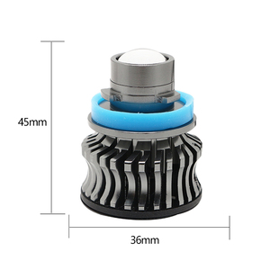 ชุดไฟหน้ารถยนต์ LED เลเซอร์ ADT H7 H11 9005 9006 พร้อมเลนส์ป้องกันฝ้า ชุดไฟหน้ารถยนต์แบบรวมเลเซอร์ LED - Product Image 3