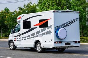 2026 rentable CampTransmission gran Spacecamper automático todoterreno Camper Van cámara trasera dirección izquierda cuero eléctrico - Product Image 4